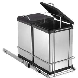Porta residuo Doble INOX